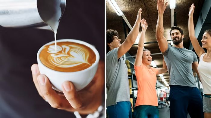 Kaffee oder Gym